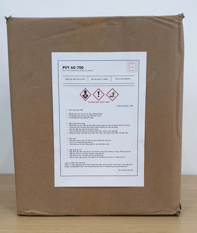 PVY AS-700/ HÓA CHẤT BỊT MÀNG ANODE NHÔM DẠNG BỘT/ HÓA CHẤT SEALING ANODE