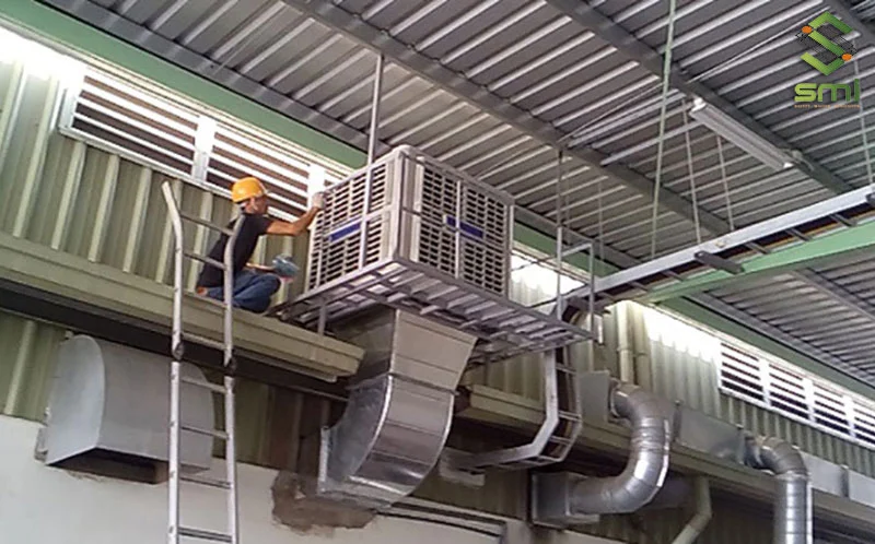 Lắp đặt hệ thống hút khí cho dây chuyền mạ