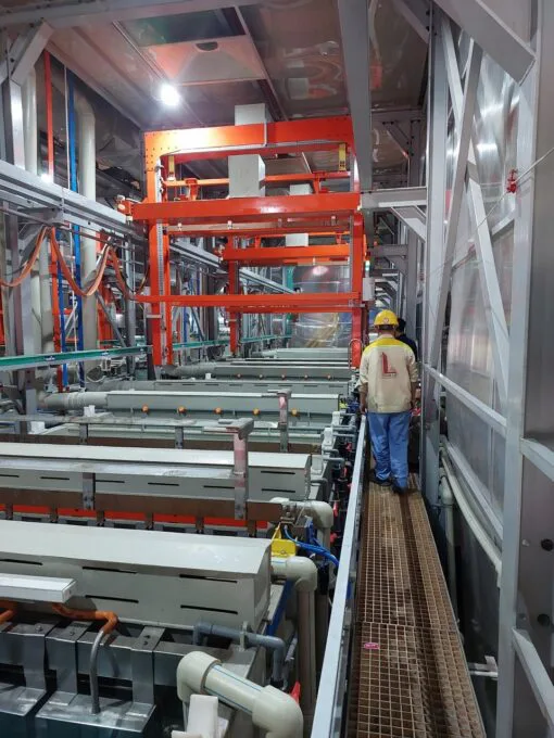 Thiết kế, lắp đặt, sửa chữa thiết bị cho dây chuyền mạ